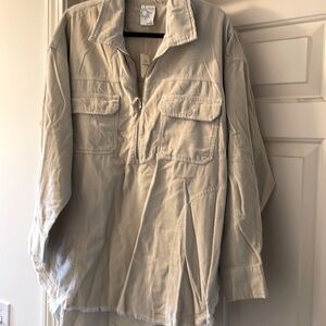 Aerie Cream corduroy  Shirt